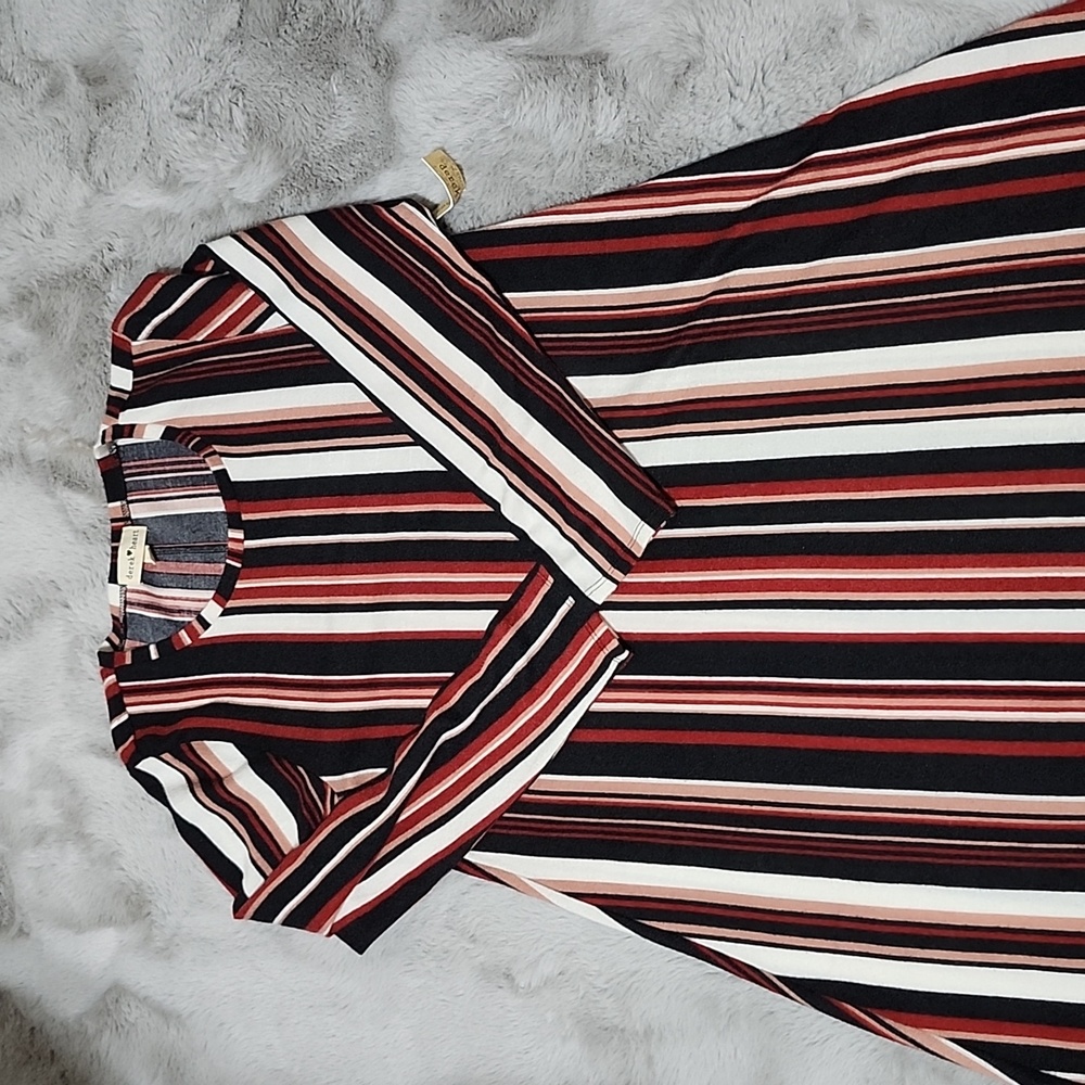 Stripped Sweater Dress